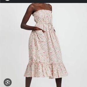 Batsheva x Laura Ashley Bronwyn Strapless dress